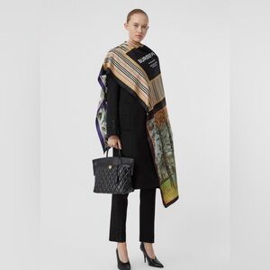 Burberry New Silk Scarf Women’s/Mens  210cm*70cm Large $520